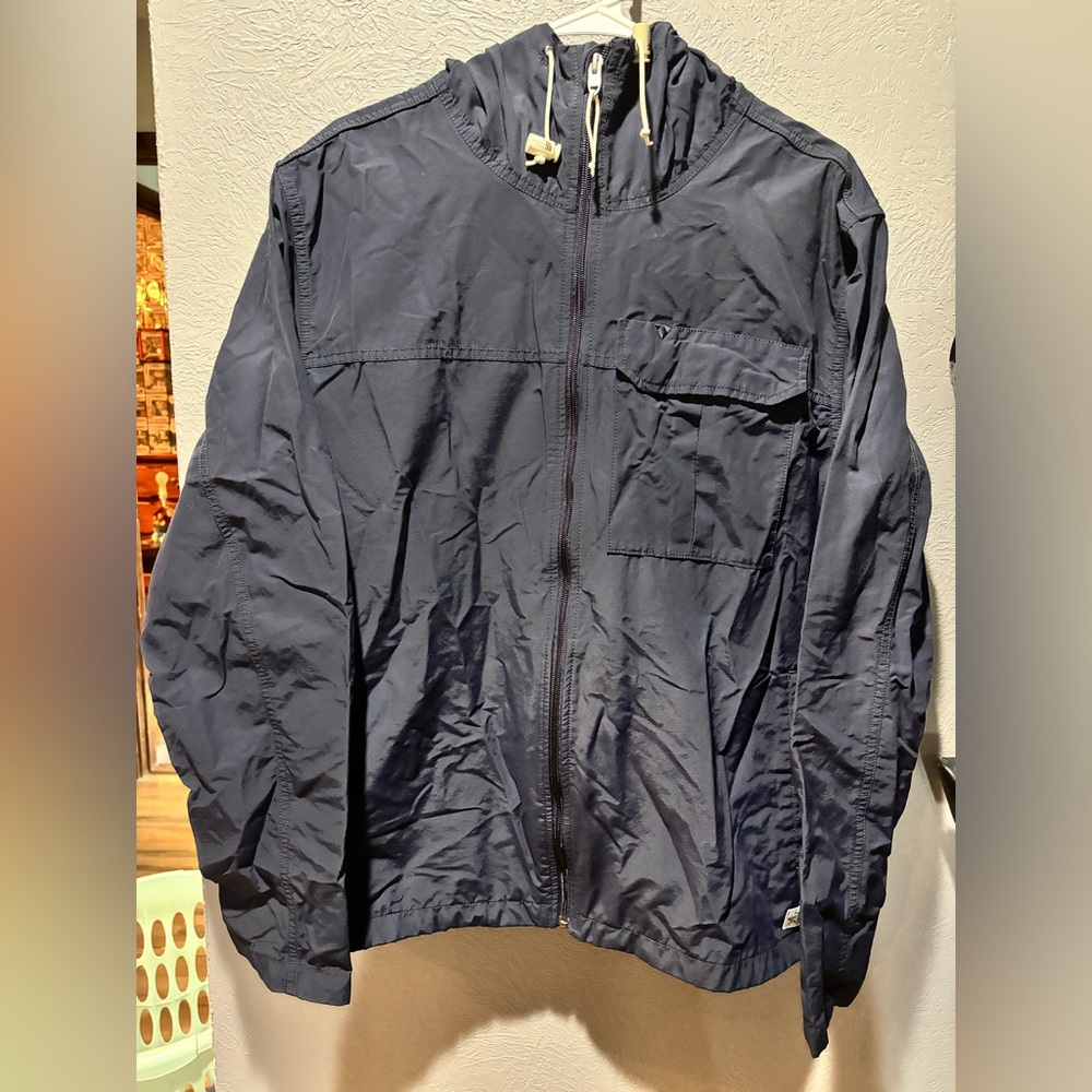 The North face men’s hooded Plaid Fruitvale water repellent wind jacket size XL